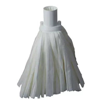 Super White Socket Mop Head White