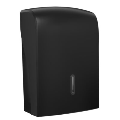 Halo-Black-Paper-Hand-Towel-Dispenser